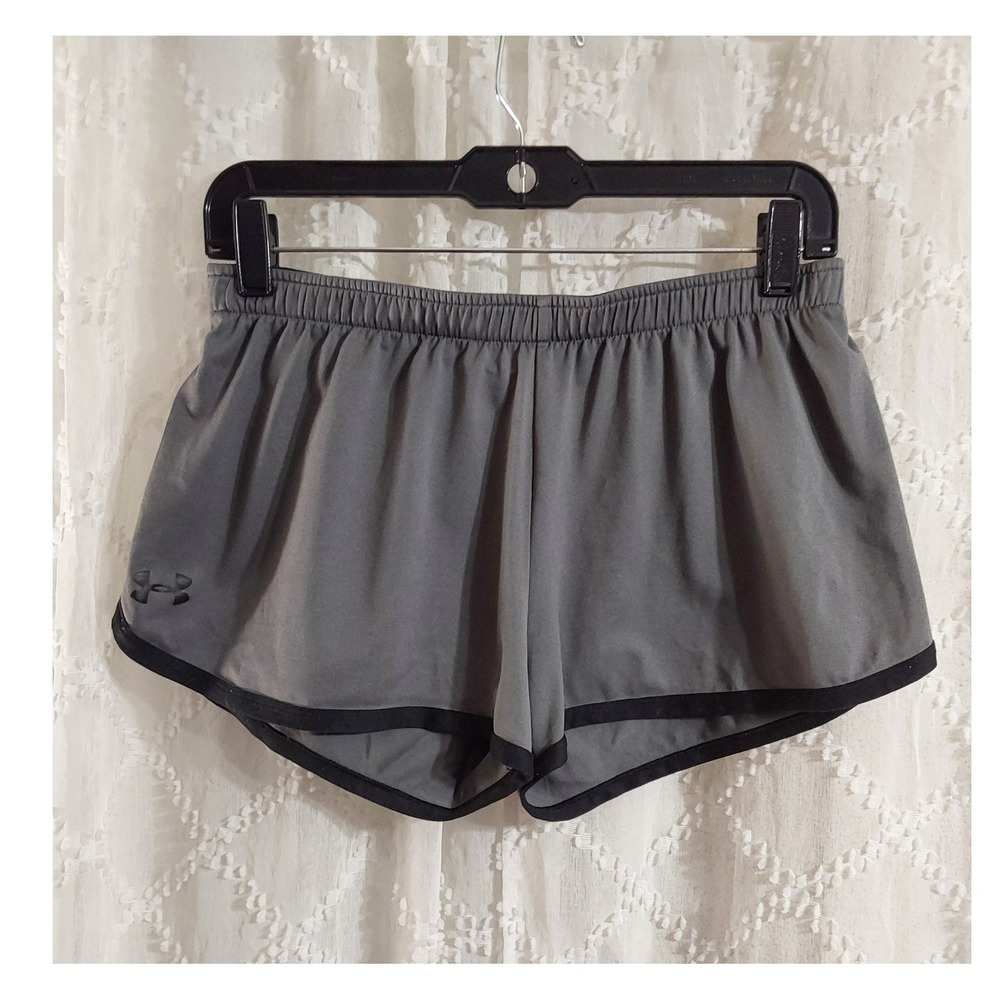 Under Armour Gray Fly By Running Shorts Womens Small